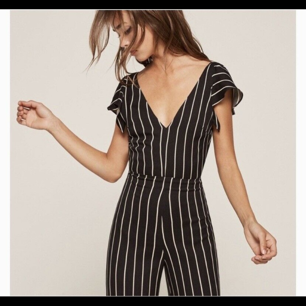 Reformation Tie Back Jumpsuit size 2